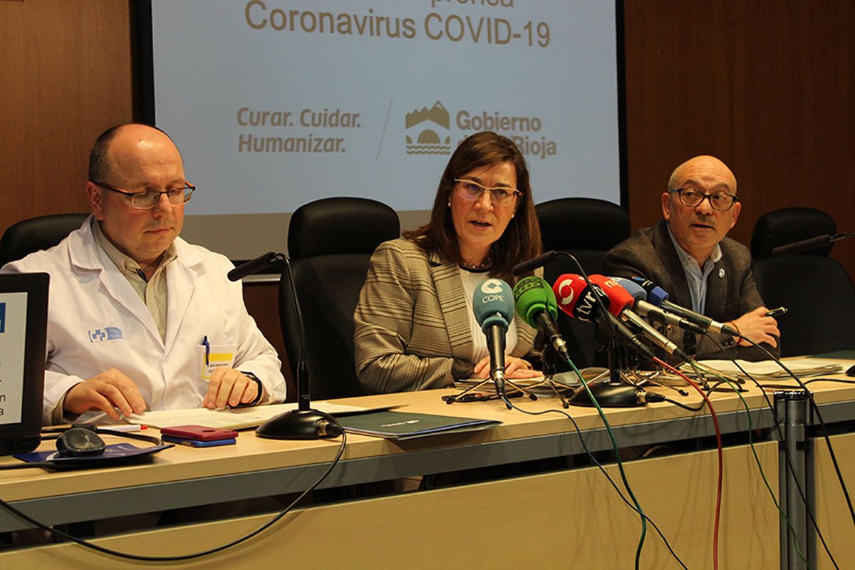 Presentación de las medidas y últimas noticias sobre el coronavirus en La Rioja (Foto. Gobierno de la Rioja)
