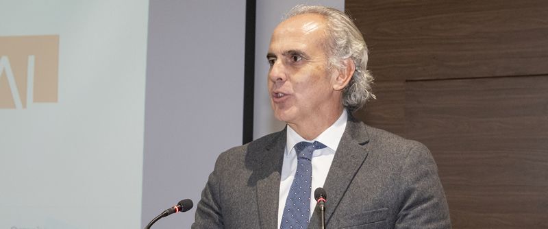 (Interior) Enrique Ruiz Escudero, consejero de Sanidad de la Comunidad de Madrid (Foto. Óscar Frutos)