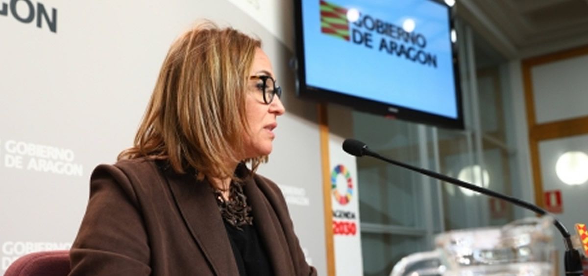 Mayte Pérez, consejera de Presidencia y Relaciones Institucionales del Gobierno de Aragón (Foto. Gobierno de Aragón)