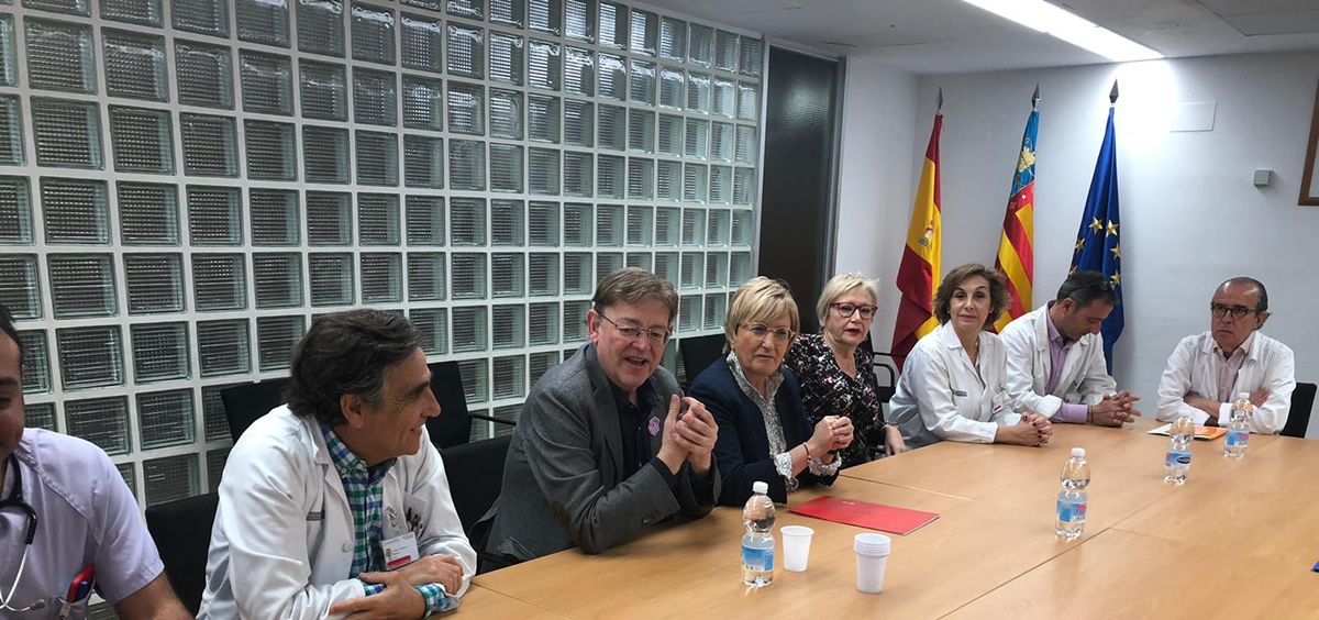 Reunión de Ximo Puig, presidente de la Generalitat, y Ana Barceló, consejera de Sanidad de la Comunidad Valenciana (Foto. @GVAsanitat)