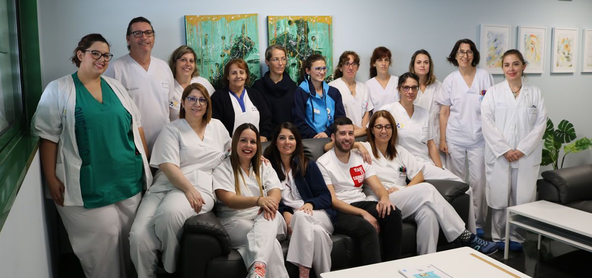 Profesionales del Hospital Doctor José Molina Orosa (Foto. Gobierno de Canarias)