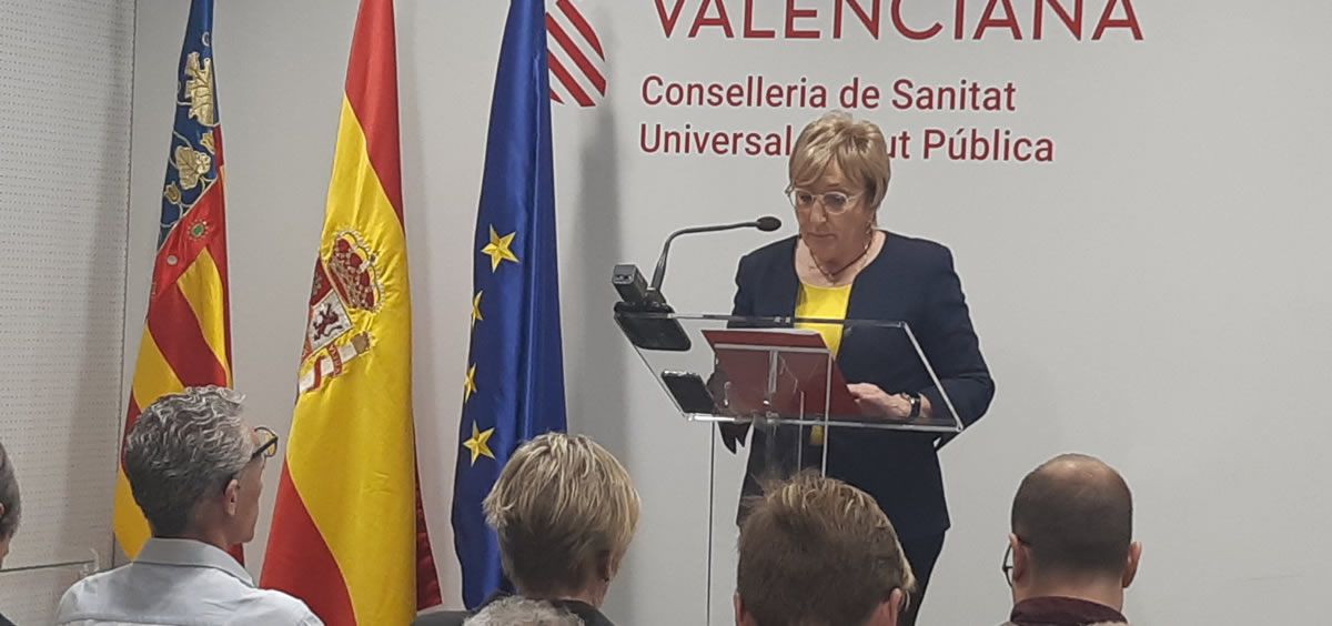 Ana Barceló, consejera de Sanidad de la Comunitat Valenciana (Foto. @GVAsanitat)