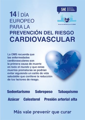 Cartel sobre la prevención del riesgo cardiovascular (Foto. ConSalud)