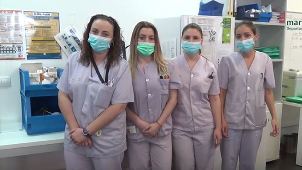 El Hospital de Dénia se suma a la campaña #quedateEnCasa
