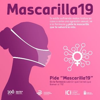 Cartel informativo para evitar la violencia de género en la cuarentena (Foto. Gobierno de Canarias)