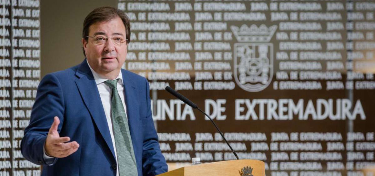 Guillermo Fernández Vara ha planteado a Sánchez la  posibilidad de establecer un nuevo marco de acuerdo con la industria farmacéutica (Foto. Junta de Extremadura)
