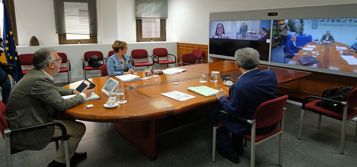 Reunión del Consejo de Gobierno (Foto. Gobierno de Canarias)
