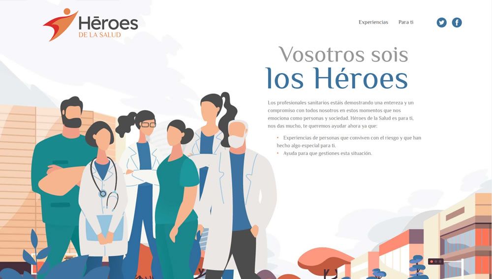 Héroes de la Salud, web de apoyo emocional frente al coronavirus (Foto. ConSalud.es)