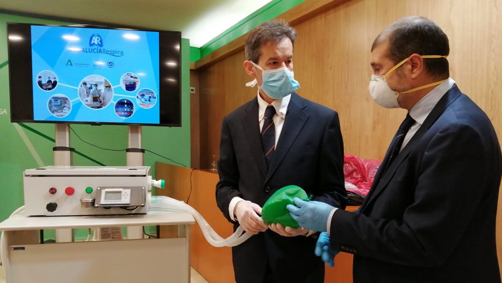 'Andalucía Respira', el respirador para pacientes con coronavirus