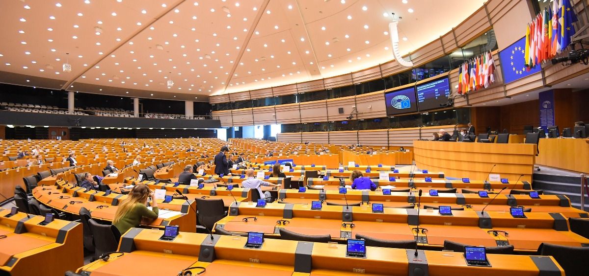 El Parlamento Europeo celebra un pleno extraordinario (Foto. EP / Laurie Diffembacq)