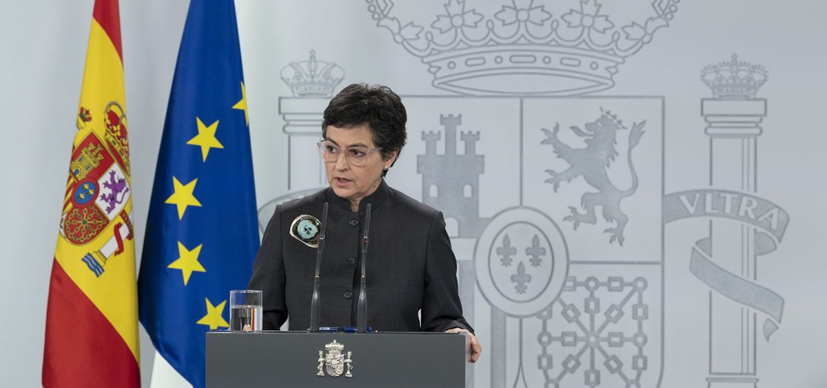 La ministra de Asuntos Exteriores, Unión Europea y Cooperación, Arancha González Laya. (Foto. Pool Moncloa/Borja Puig de la Bellacasa)