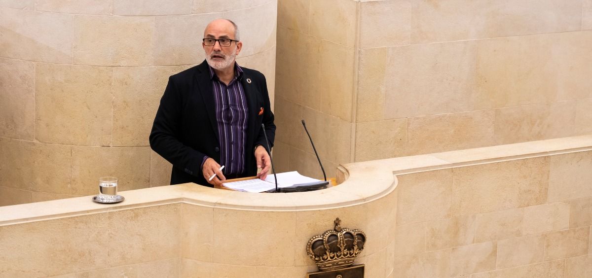 Miguel Rodríguez, consejero de Sanidad de Cantabria (Foto: Parlamento de Cantabria)