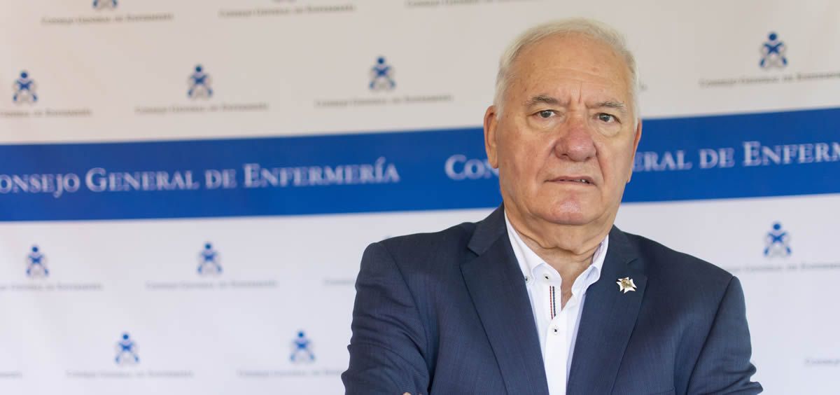 Florentino Pérez Raya, presidente del Consejo General de Enfermería (Foto. ConSalud)