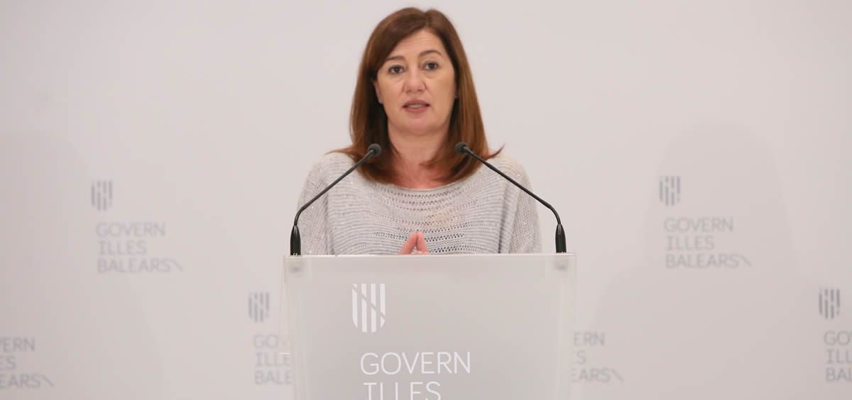 La presidenta del Govern, Francina Armengol (Foto. Caib.es)