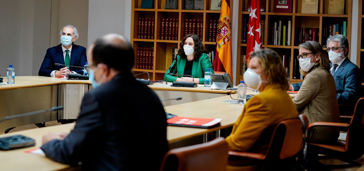 La máxima responsable del Ejecutivo regional, Isabel Díaz Ayuso, preside la reunión (Foto: Comunidad de Madrid)