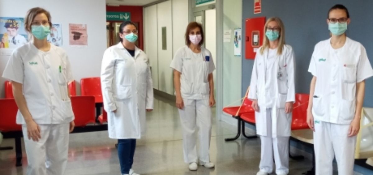 Profesionales del servicio de Dermatología del Hospital Miguel Servet (Foto. Gobierno de Aragón)