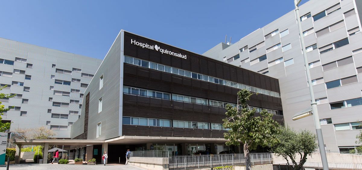 Fachada del Hospital Quirónsalud Barcelona