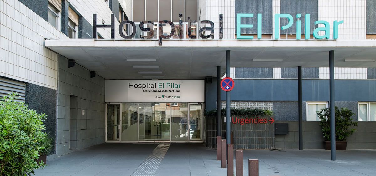 Fachada del Hospital El Pilar de Barcelona (Foto: Quirónsalud)