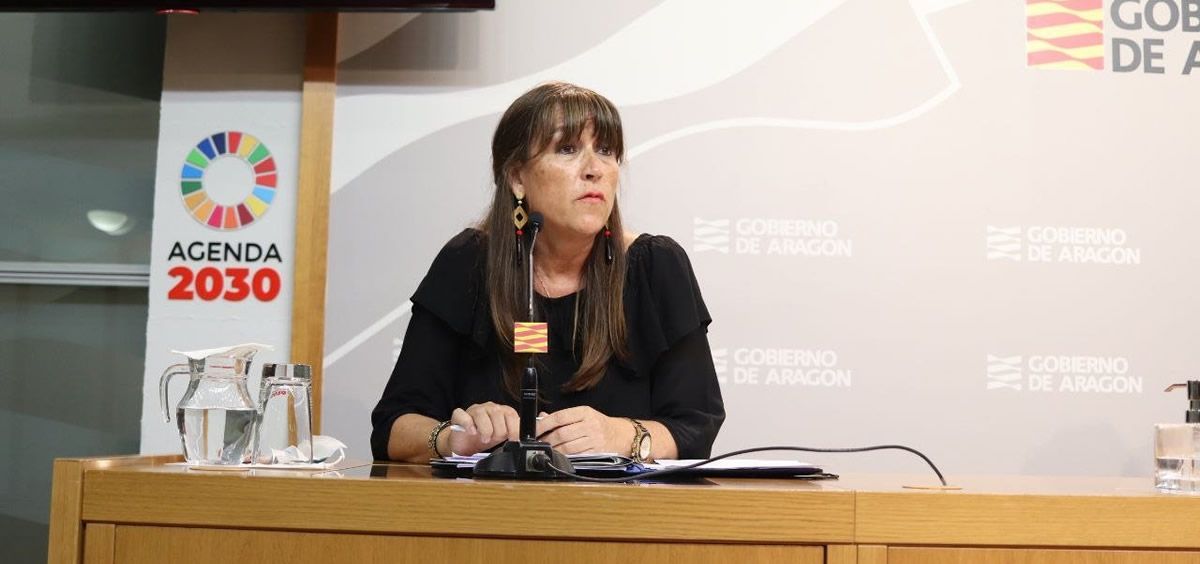 La consejera de Sanidad de Aragón, Sira Repollés (Foto. Europa Press)
