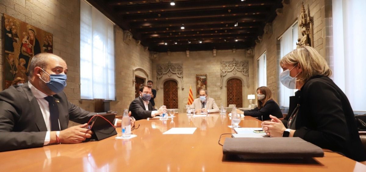 Reunión del Govern de la Generalitat de Cataluña (Foto: @salutcat)