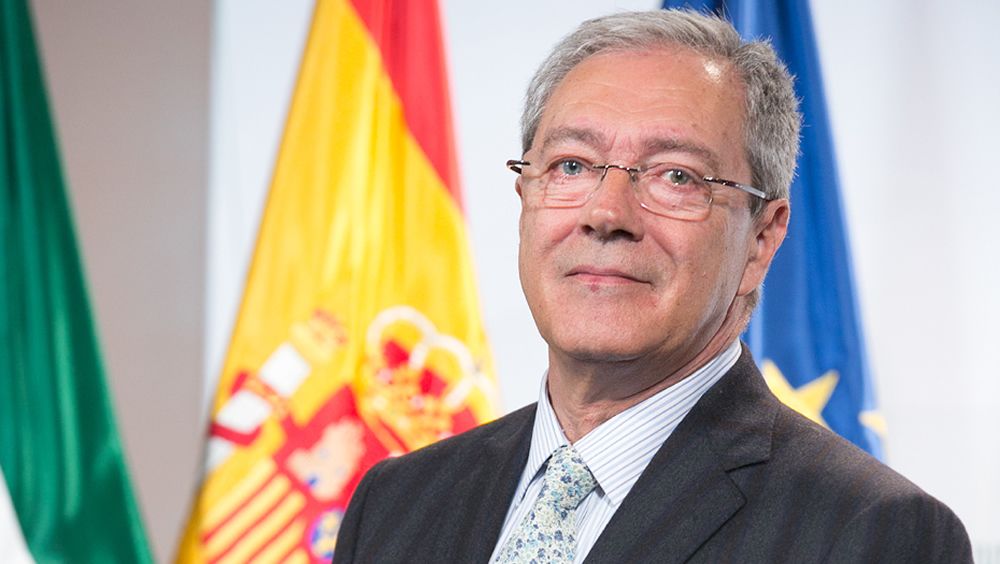 Rogelio Velasco, consejero de Economía, Conocimiento, Empresas y Universidad de la Junta de Andalucía