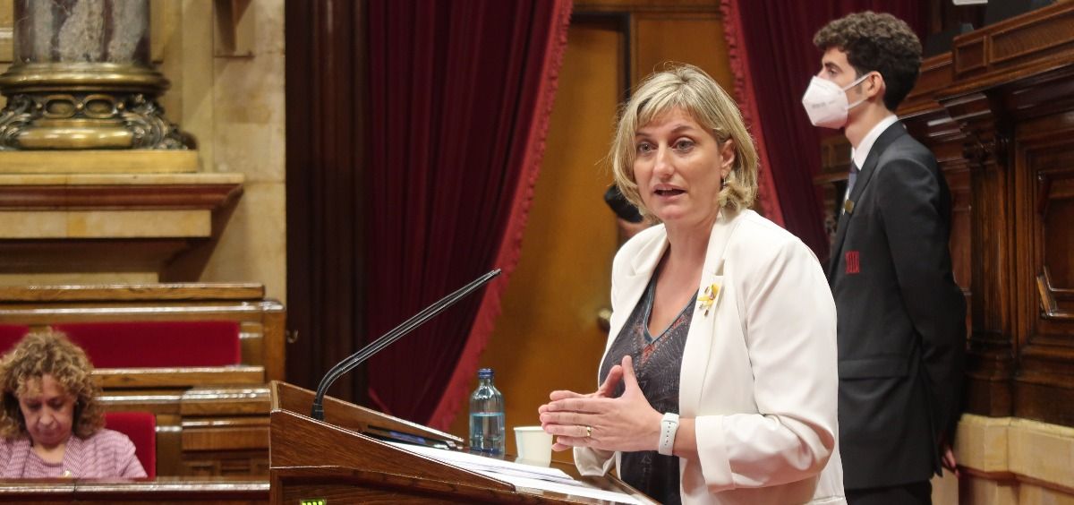 Alba Vergés, consejera de Salud de la Generalitat de Cataluña (Foto: Parlament)