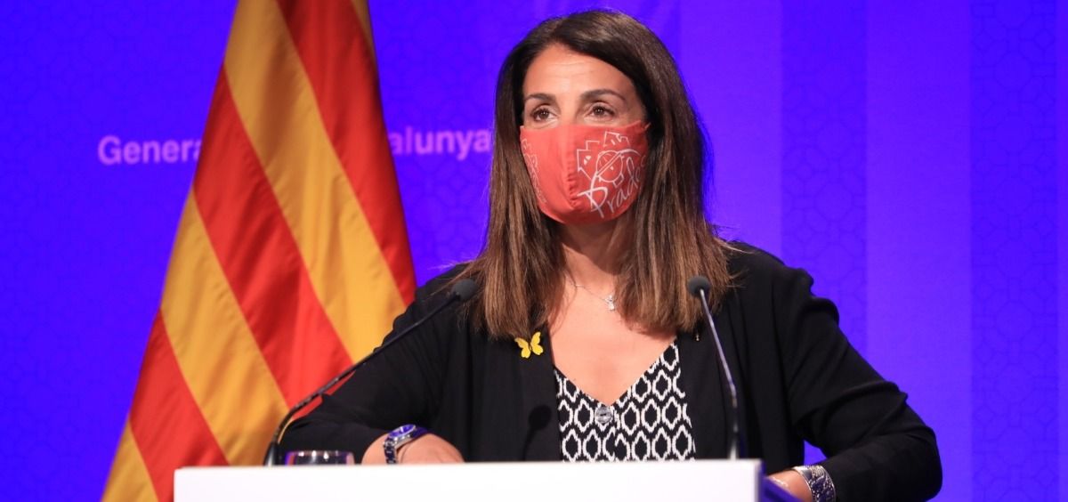 Meritxell Budó, portavoz del Gobierno de la Generalitat de Cataluña (Foto: @govern)