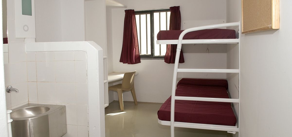 Imagen de una habitación de un centro penitenciario español. (Foto. II.PP Prisiones) 