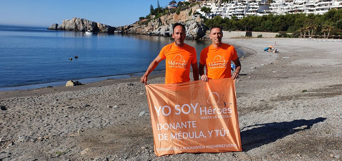 El reto está teniendo lugar en la costa de Granada (Foto. Héroes hasta la Médula)