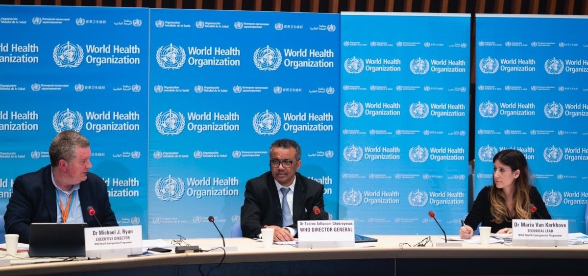 El director general de la Organización Mundial de la Salud, Tedros Adhanom Ghebreyesus, comparece en rueda de prensa para informar sobre la evolución de la pandemia de coronavirus (Foto. EP)