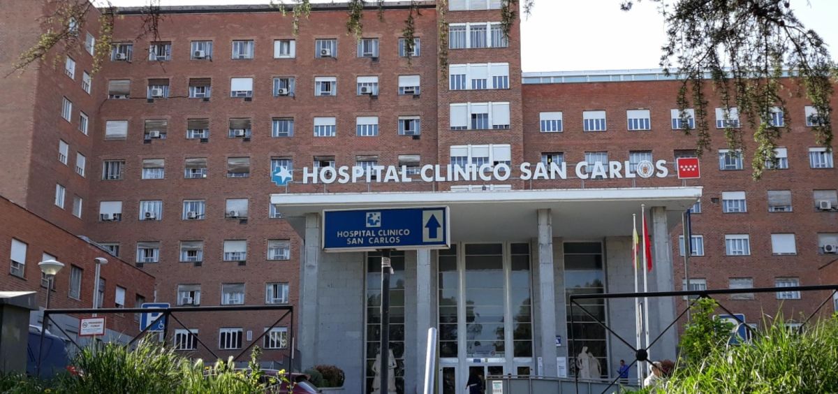 Fachada del Hospital Clínico San Carlos (Foto. Comunidad de Madrid)