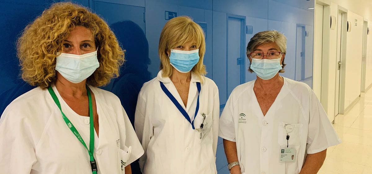 Enfermeras gestoras de casos del Hospital Virgen de la Victoria (Foto. ConSalud)
