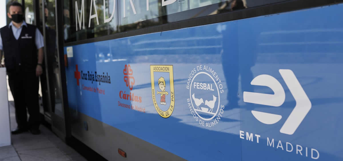 Autobús de la Empresa Municipal de Transportes (EMT) de Madrid (Foto: Jesús Hellín - Europa Press)