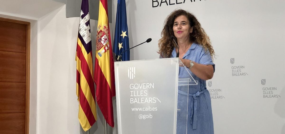 La portavoz del Govern y consellera de Presidencia, Cultura e Igualdad, Pilar Costa. (Foto. EP)