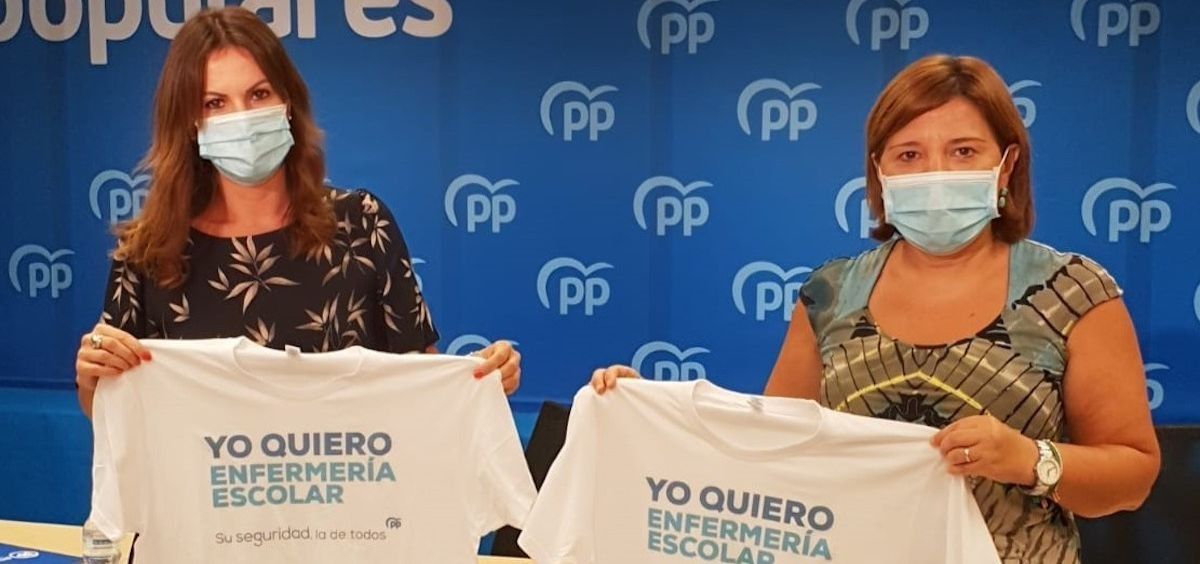Isabel Bonig (d), presidenta del Partido Popular en la Comunitat Valenciana (Foto: PPCV)