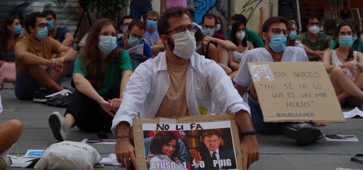 Protesta de los MIR en la Comunitat Valenciana (archivo) (Foto. EP)