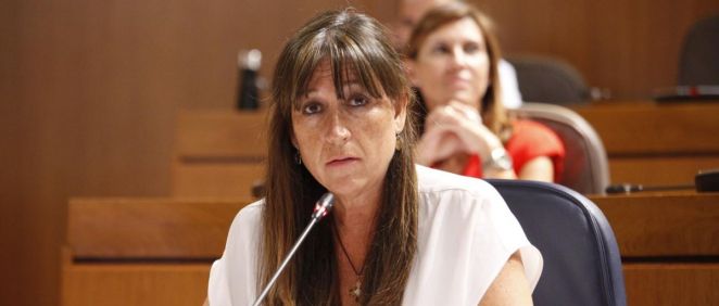 La consejera de Sanidad de Aragón, Sira Repollés. (Foto. EP CORTES DE ARAGÓN)