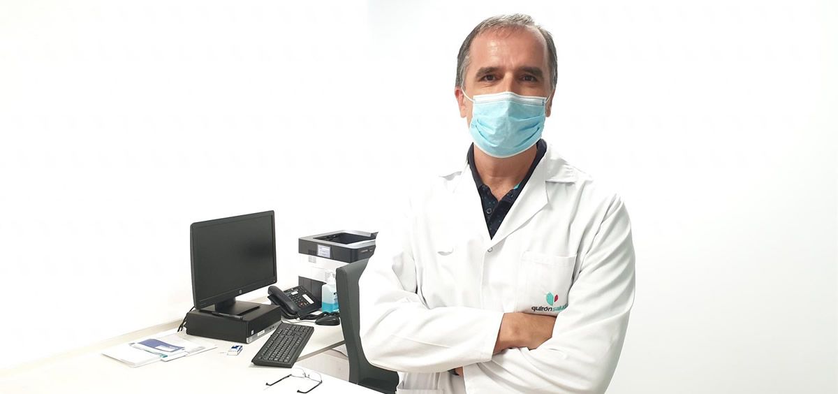 José Daniel Alcázar, jefe del Servicio de Neumología del Hospital Quirónsalud Málaga (Foto. Hospital Quirónsalud Málaga)