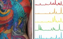 Tatuaje y diseño de Adam Sky, imagen cortesía de Zavaleta Lab en USC.