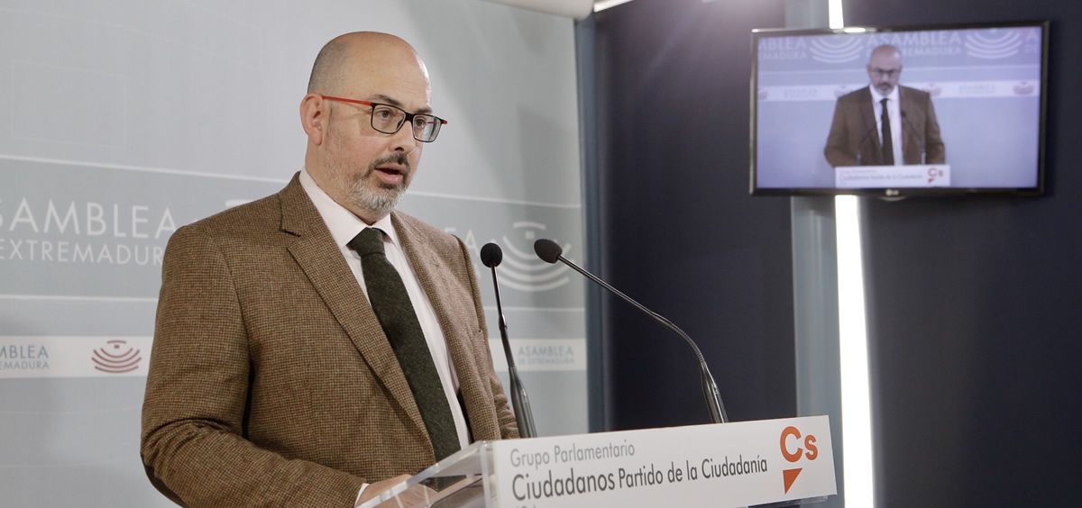 El diputado de Ciudadanos en la Asamblea de Extremadura, José María Casares