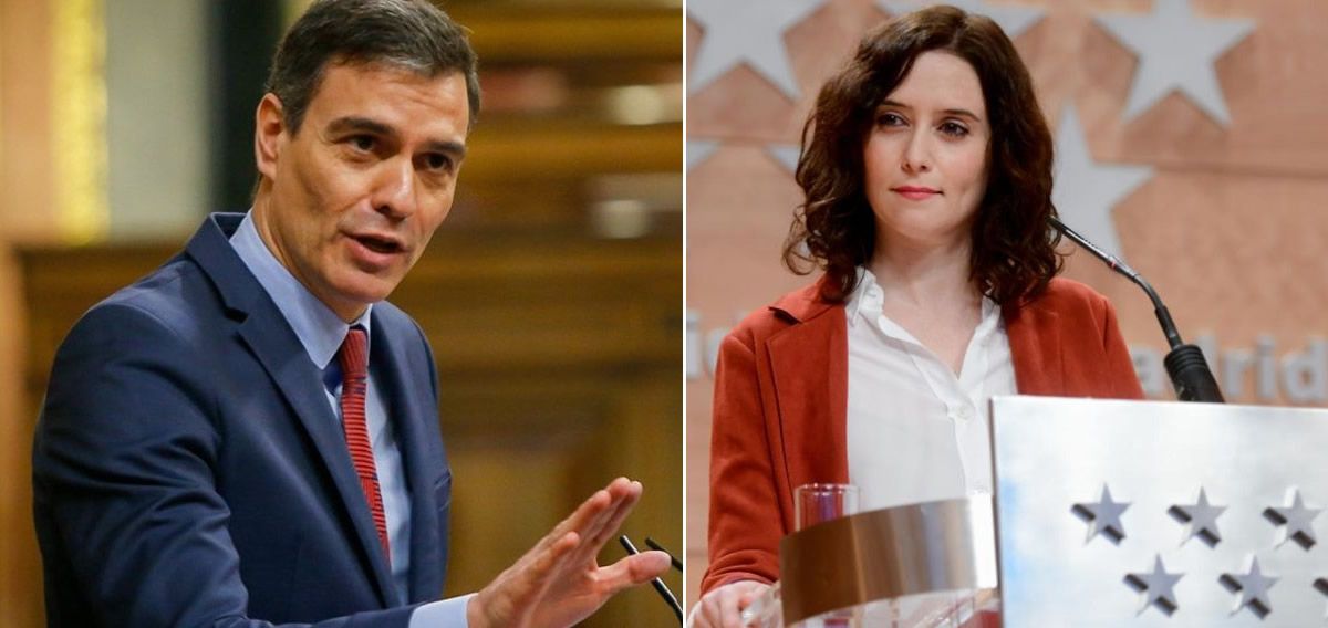Pedro Sánchez e Isabel Díaz Ayuso se reunirán el 21 de Septiembre (Foto. Fotomontaje ConSalud.es)