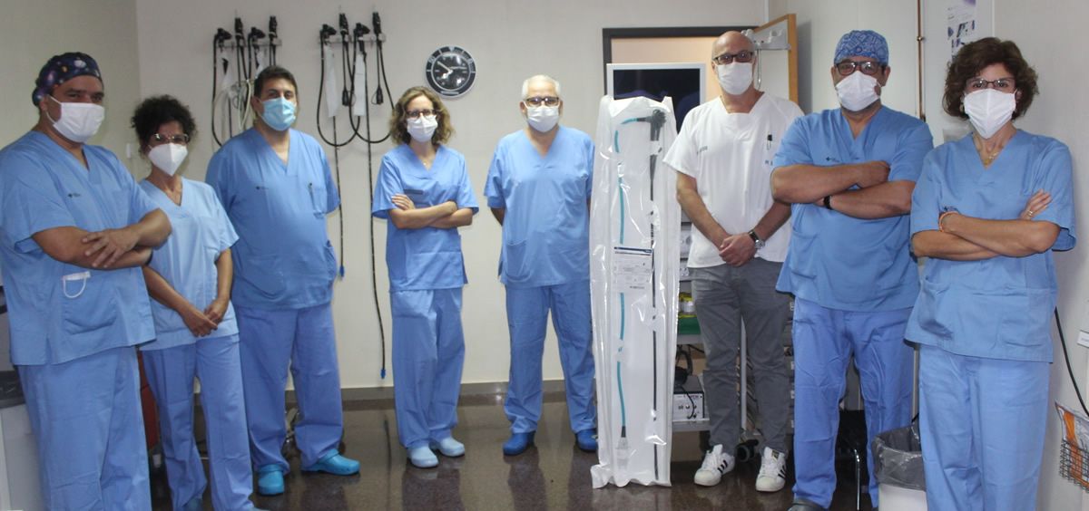 El equipo de la Unidad de Endoscopia Digestiva (Foto. Hospital General Universitario de Alicante)