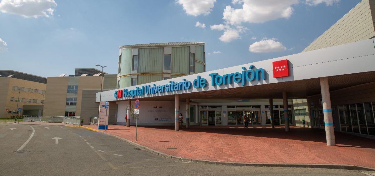 Entrada principal al Hospital Universitario de Torrejón (Foto. HUT)