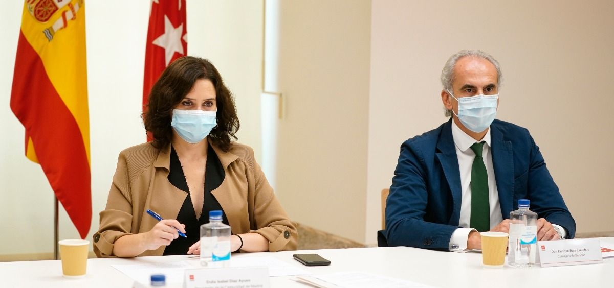 Isabel Díaz Ayuso y Enrique Ruiz Escudero (Foto: CAM)