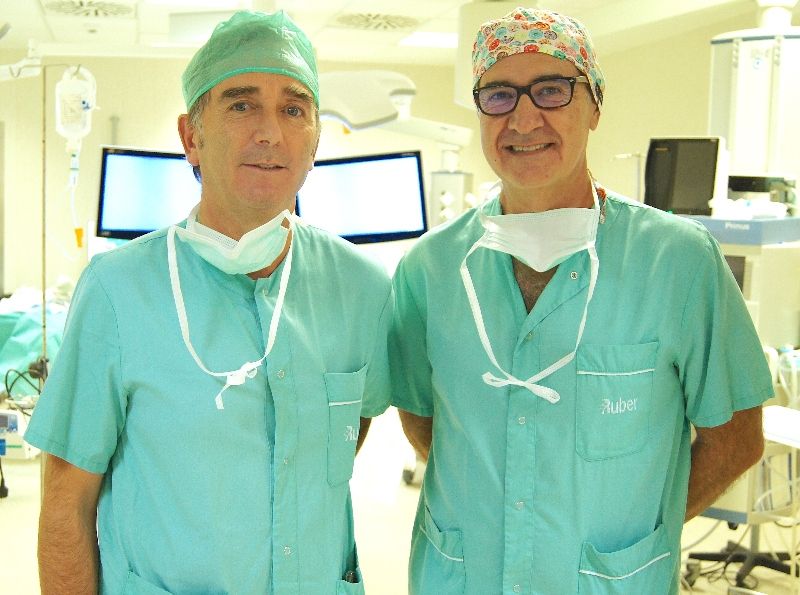 Drs. Julio ÁLvarez y José Rubio (Foto. Ruber Interancional)