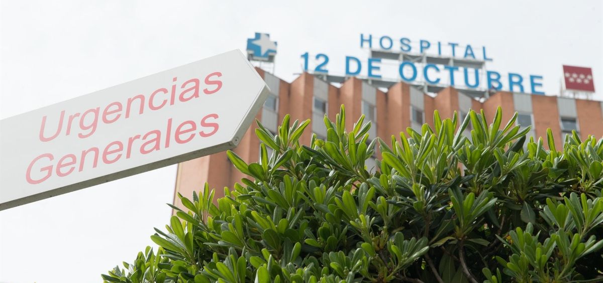 Zonas externas pertenecientes al Hospital 12 de Octubre (Foto. Joaquin Corchero   Europa Press)