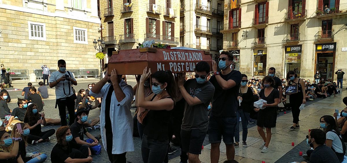 El 90% de los MIR secunda la sexta jornada de huelga en Cataluña