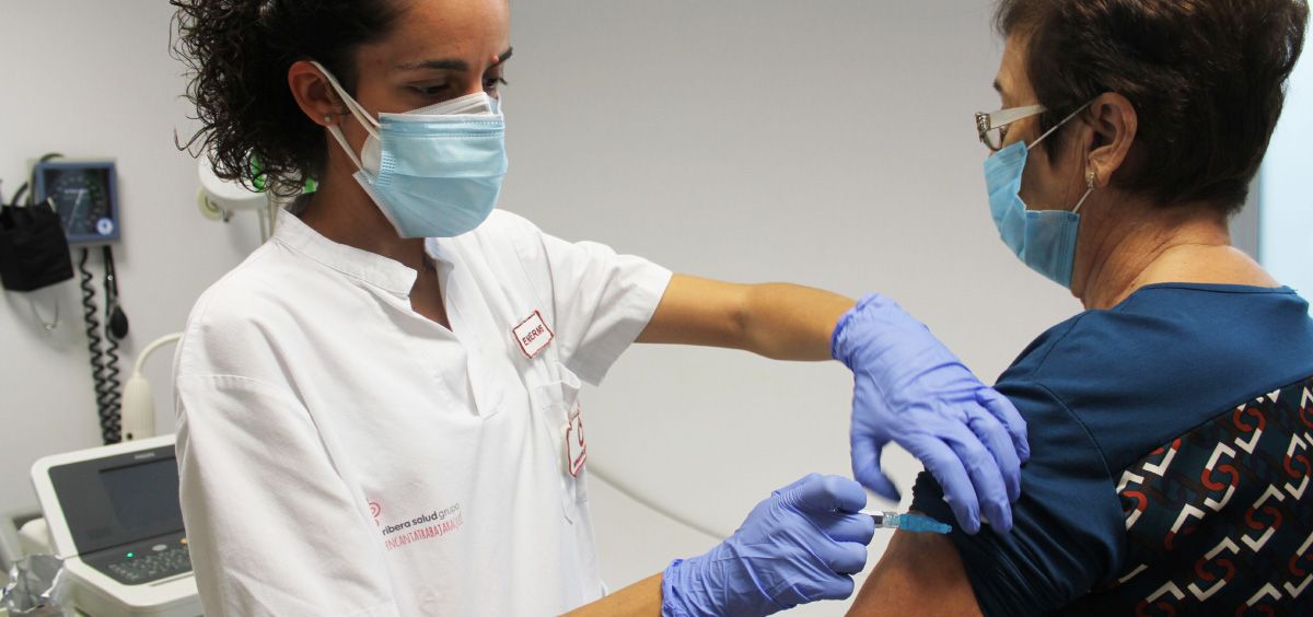 Vacunación contra la gripe (Foto. Ribera Salud)
