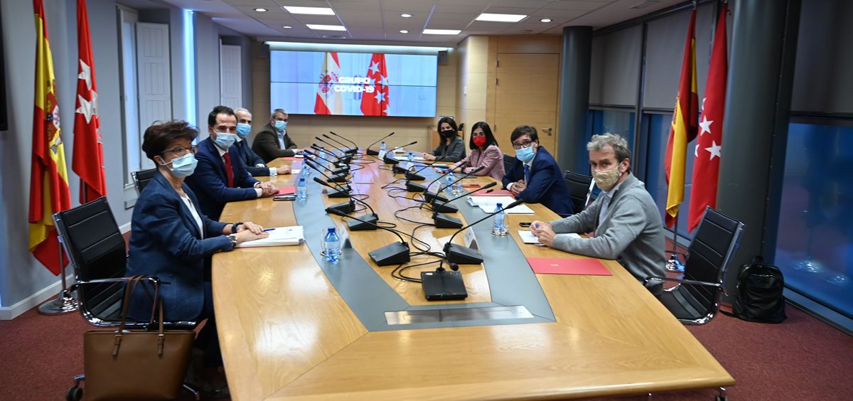 Reunión del Grupo COVID-19 (Foto: Gobierno de España)