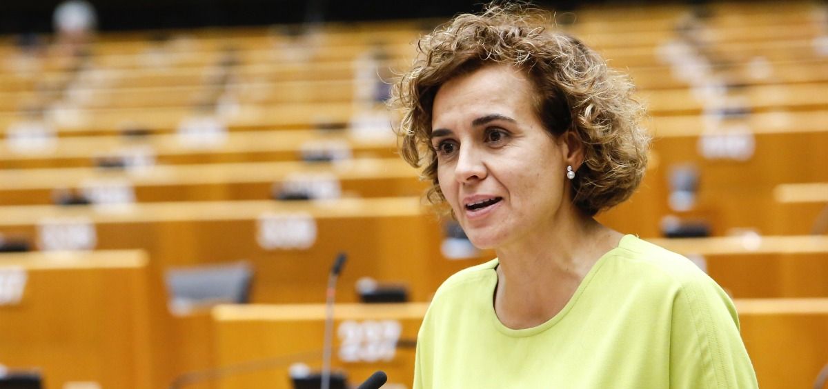 Dolors Montserrat, diputada del PP, en el pleno del Parlamento Europeo (Foto: PP Europeo)